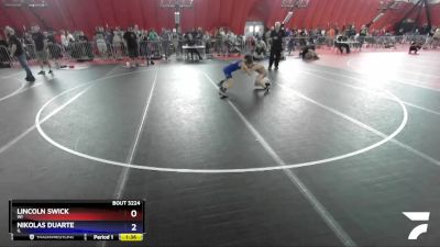 92 lbs Semifinal - Lincoln Swick, WI vs Nikolas Duarte, IL