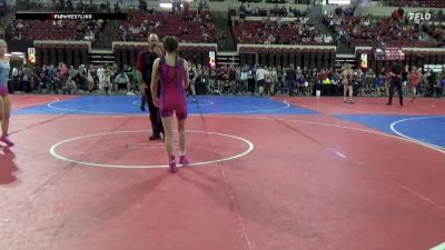 109 lbs Semifinal - Isabella Mikesell, Berserker Wrestling Club vs Hayley Petersen, Mountain Man