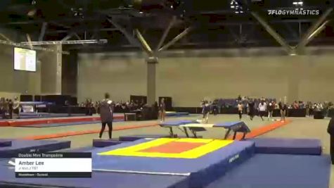 Amber Lee - Double Mini Trampoline, J and J T&T - 2021 USA Gymnastics Championships