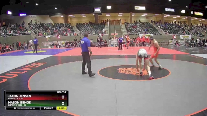 147 lbs Round 2 (4 Team) - Mason Benge, Grant Union vs Jaxon Jensen ...