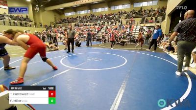 285 lbs Rr Rnd 2 - Ty Postelwait, Verdigris Youth Wrestling vs Payden Miller, Checotah Matcats