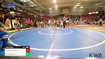 96 lbs Semifinal - Hunter Branchcomb, Heat vs Gaige McKinney, Pryor Tigers