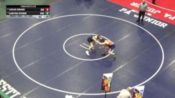 147 lbs Quarterfinal - Lucas Drake, Abington Heights vs Carter Storm, Donegal