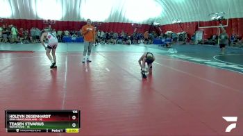 106 lbs Round 2 (4 Team) - Holdyn Degenhardt, Iowa Grant/Highland vs Teagen Stivarius, Watertown