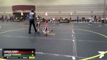 44 lbs Quarterfinal - Camdon Farrell, West Michigan Pursuit vs Huntlee Holbrook, Mat Psycho