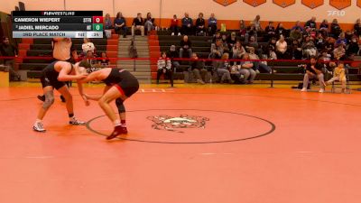 118 lbs 3rd Place Match - Jadiel Mercado, North Tonawanda vs Cameron Wiepert, St. Francis