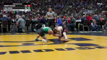 133 lbs Semifinal - Brady Slicker, Hickory vs Will Detar, Trinity*