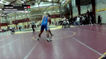 285 lbs Cons. Round 3 - Joey Favia, Marmion Academy vs Redmond Lindsey, Bixby