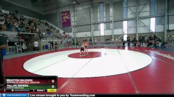 54-55 lbs Round 3 - Tallon DeMers, Ambush Wrestling vs Braxton Baldwin, Warriors Of Christ WOC- Wrestling