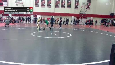 174 lbs Champ. Round 1 - Inacio Valencia, Big Bend vs Emal Safi, Unattached