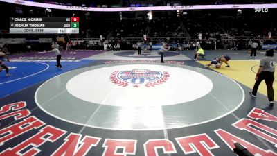 I-144 lbs Cons. Semi - Chace Morris, Oceanside vs Joshua Thomas, Sachem North