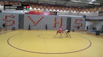 138 lbs Quarterfinal - Chris Barrett, Natrona County vs Kolby Hamilton, Evanston