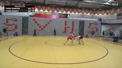 138 lbs Quarterfinal - Chris Barrett, Natrona County vs Kolby Hamilton, Evanston