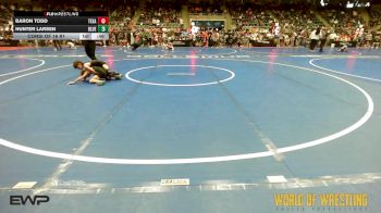 52 lbs Consi Of 16 #1 - Baron Todd, Texas Elite Wrestling Club vs Hunter Larsen, Blue Devil Wrestling