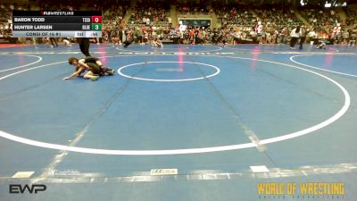 52 lbs Consi Of 16 #1 - Baron Todd, Texas Elite Wrestling Club vs Hunter Larsen, Blue Devil Wrestling