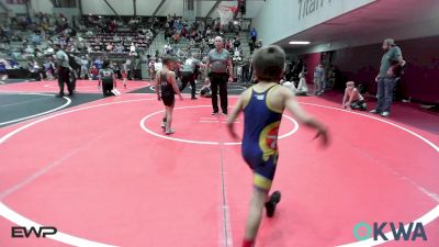 52 lbs 3rd Place - Reno Ramos, Team Tulsa Wrestling Club vs Dawson Smith, Sallisaw Takedown Club