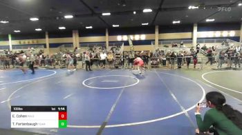 109 lbs Round Of 16 - Ella Cohen, Palo Alto Elite WC vs Tessa Fortenbaugh, Team Thunder WC