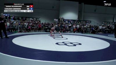 53 kg Champ. Rd Of 16 - Sarah Hildebrandt, Nyac vs Carleigh Czerneski, Bulldog Wrestling Club
