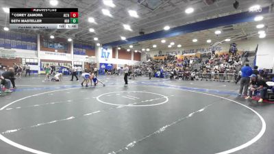 150 lbs Champ. Round 1 - Seth Masteller, Agoura vs Corey Zamora, Alta Loma