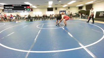 285 lbs Champ. Round 2 - Brian Haas, Bell Gardens vs Jose Lopez, Bishop Alemany