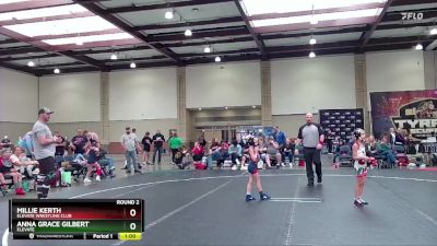 50 lbs Round 2 - Millie Kerth, Elevate Wrestling Club vs Anna Grace Gilbert, Elevate