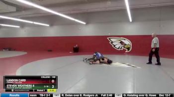 149 lbs Quarterfinal - Steven Weathers Ii, Missouri Baptist University vs Landon Card, Cornell College