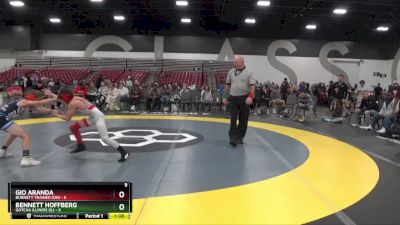 75 lbs Placement Matches (8 Team) - Bennett Hoffberg, Gotcha Illinois (IL) vs Gio Aranda, Burnett Trained (OH)