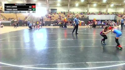 58 lbs Cons. Round 2 - Enya Larkin, Brentwood Wrestling Club vs Torah Craig, Seymour Youth Wrestling Club