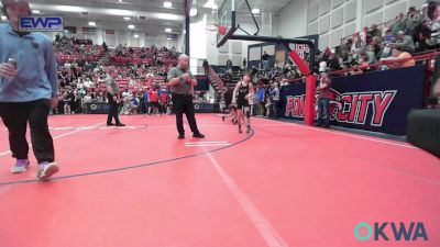 76 lbs Quarterfinal - Zeke Touchatt, Wichita Training Center vs Ryker Johnson, Division Bell Wrestling