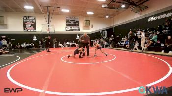 64-67 lbs Rr Rnd 1 - Kingslee Elliott, Joplin Youth Wrestling vs Aysa Al-Qahtani, Wyandotte Youth Wrestling