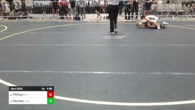 95 lbs Semifinal - Jaxon Moralez, Juggernaut WC vs Jackson Phillips, Mattime