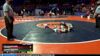 3 lbs Champ. Round 1 - Damian Resendez, Chicago (Mt. Carmel) vs Callen Kirchner, Schaumburg