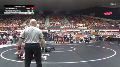 126 lbs Cons. Semi - Hayden Kalivoda, Clay Center Community Hs vs Storm Rieck, Girard Hs