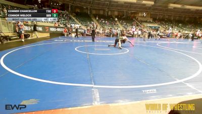 145 lbs Semifinal - Conner Chancellor, Team Tulsa Wrestling Club vs Connor Welock, Smittys Barn