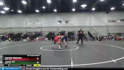 126 lbs Placement Matches (8 Team) - Carter Freeman, Iowa vs Jaxon Joy, Ohio