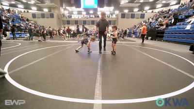 52 lbs Round Of 32 - Rusty Whitefield, Tonkawa Takedown Club vs Logan Snyder, Hennessey Takedown Club