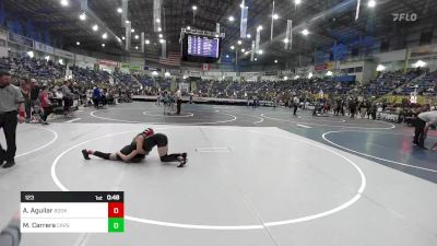 123 lbs Consi Of 8 #2 - Amaiah Aguilar, Bookcliff Middle School vs Marianna Carrera, Carson Middle School