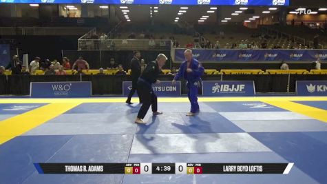 Larry Boyd Loftis vs Thomas R. Adams 2026 Pan Jiu Jitsu IBJJF Championship