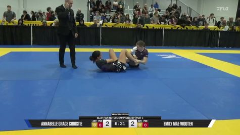 Emily Mae Wooten vs Annabelle Grace Christie 2026 Pan IBJJF Jiu-Jitsu No-Gi Championship