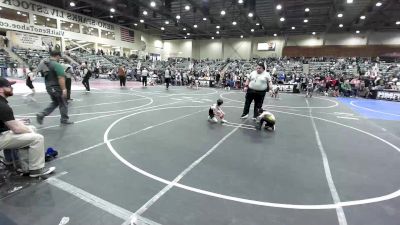 46 lbs Quarterfinal - Mark Zumkehr, Run To Danger vs Evie Roberts, Battle Mountain WC