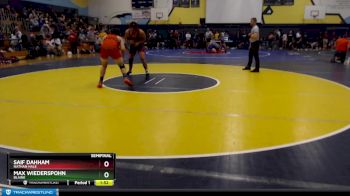 190 lbs Semifinal - Max Wiederspohn, Blaine vs Saif Dahham, Nathan Hale