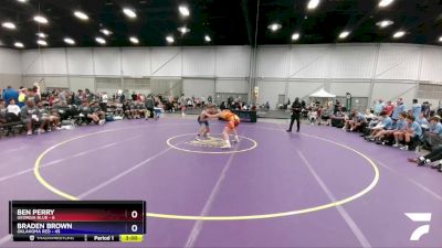 182 lbs Round 1 (16 Team) - Ben Perry, Georgia Blue vs Braden Brown, Oklahoma Red