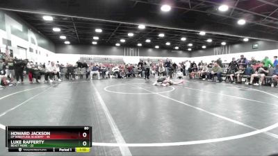 80 lbs Round 2 (8 Team) - Howard Jackson, CP Wrestling Academy vs Luke Rafferty, Beast Mode