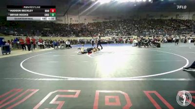 B6A-126 lbs Quarterfinal - Bryar Hooks, Choctaw vs Hudson Beckley, Broken Arrow