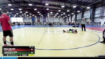 100 lbs Rd# 7- 10:45am Saturday Final Pool - Trenton Clark, Maryland GOLD vs Beau Delong, Crass Trained