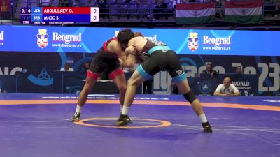 57 kg 1/8 Final - Gulomjon Abdullaev, Uzbekistan vs Stevan Andria Micic, Serbia