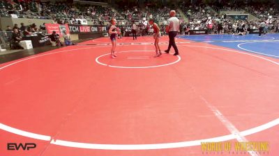 66 lbs Round Of 16 - Tyanna Evans, Orchard South WC vs Savannah Gryczewski, Wave Wrestling Club (TN)