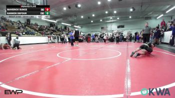 58-61 lbs Rr Rnd 3 - Maverick Bunce, Salina Wrestling Club vs Kannon Defour, Eufaula Ironheads Wrestling Club