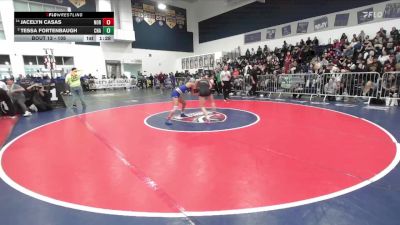 105 lbs Champ. Round 1 - Tessa Fortenbaugh, Canyon (Anaheim) vs Jacelyn Casas, Norco