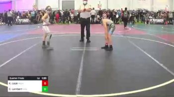 82 lbs Quarterfinal - Kaiden Lepe, Pounders vs Chase Lambert, Steel Valley Renegades